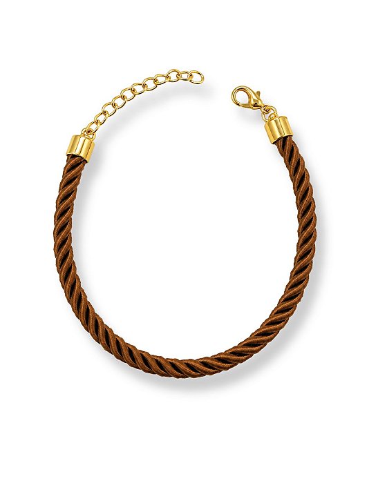 CHOKER CORDÃO SÃO FRANCISCO FECHO LAGOSTA