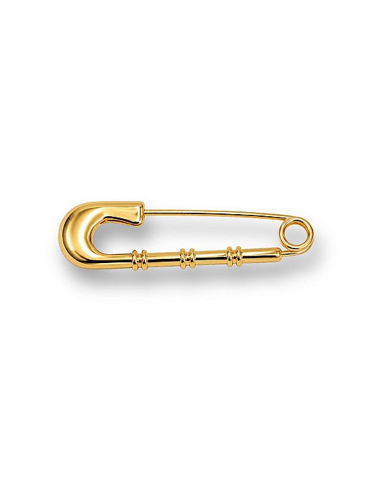 PINGENTE MAXI ALFINETE DOURADO