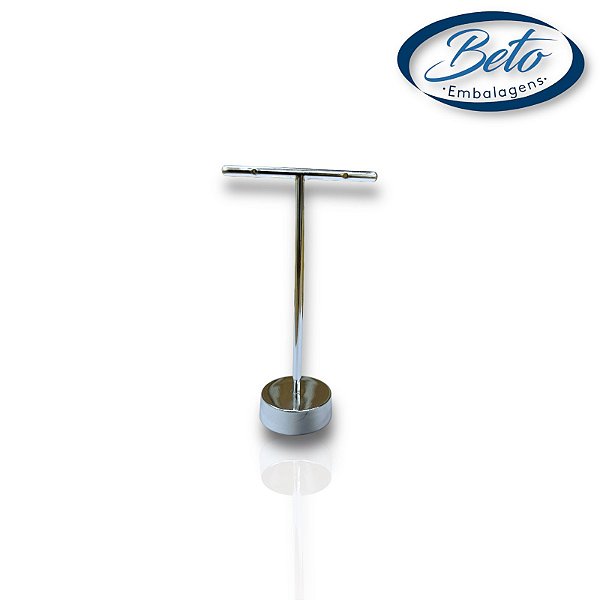 Expositor Brinco Prata C/Base Prata 2F(G)