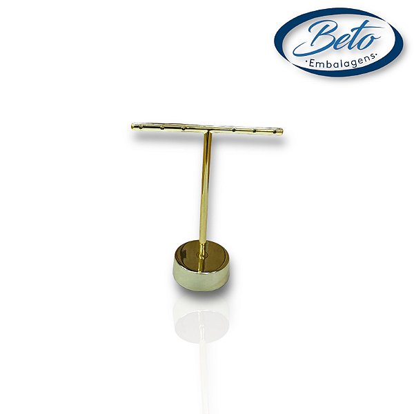 Expositor De Brinco Metal Dourado 6F (M)