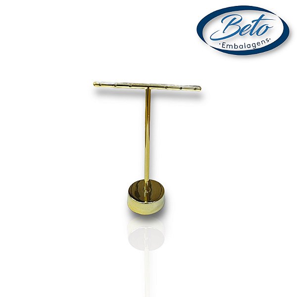 Expositor Brinco Dourado C/Base Dourada  6F (G)