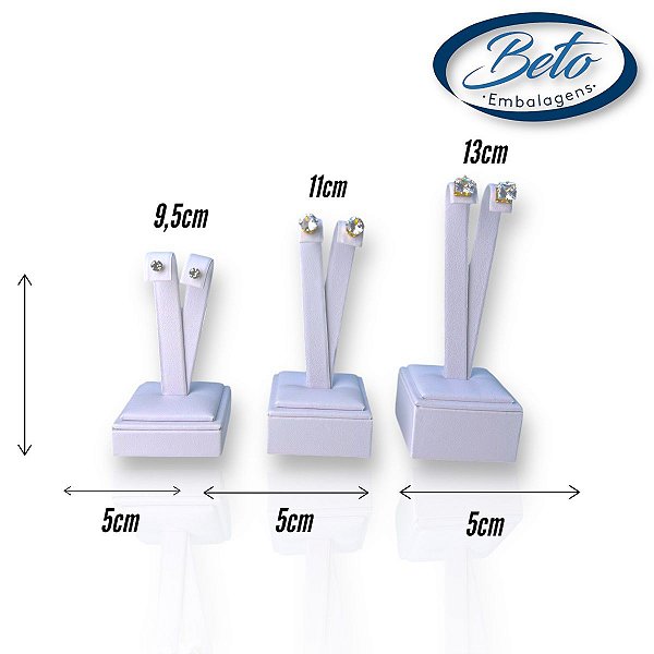 Expositor De Brinco Orelha Branco (P263/M264/G265)