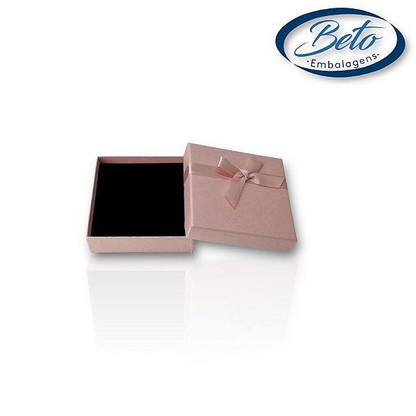 Caixinha Conjunto Rígida Salmão 8,5X8,5X2,5 (Conjunto G)