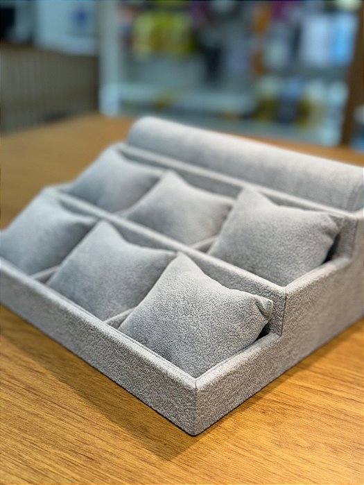 Expositor de Pulseiras/Relógio Escada Cinza Sued (1096)