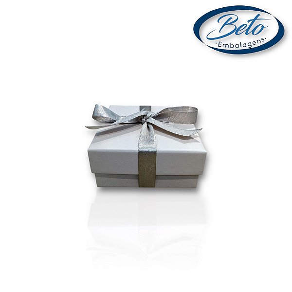 Caixinha Salmão Conjunto Rígida - 10x10x3 C/Laço