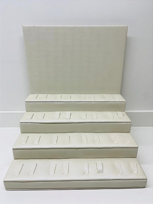 EXPOSITOR ESCADA PARA ALIANÇA OFF WHITE