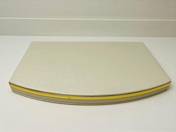 BASE ONDA CONVEXA OFF WHITE COM FRISO