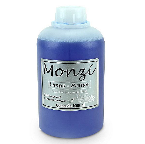 Liquido Monzi Limpa Prata Grande1000 ml.