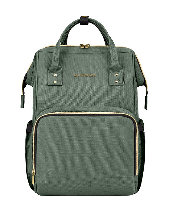 Bolsa/ Mochila Maternidade Siena Army Green 2025 Kikkaboo