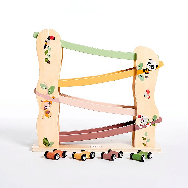 Torre De Carros De Madeira Boho Chic - Tiny Love