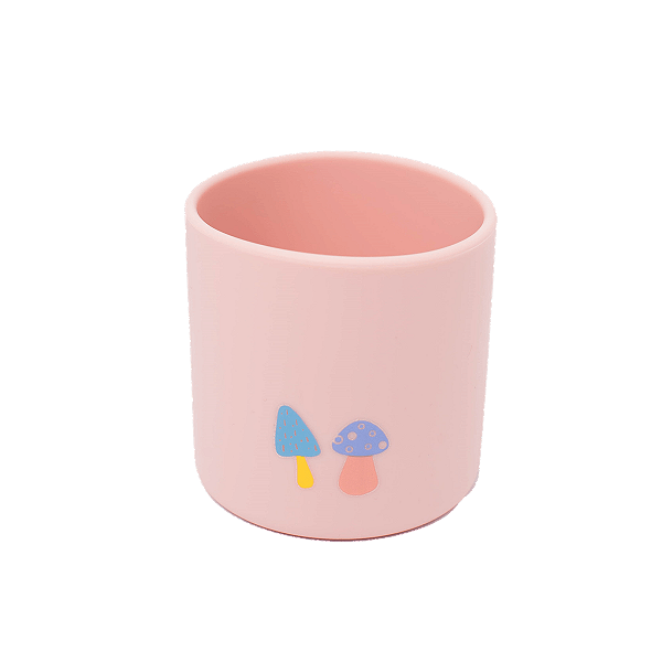 Copo De Silicone Fadinha Rosa Büp Baby