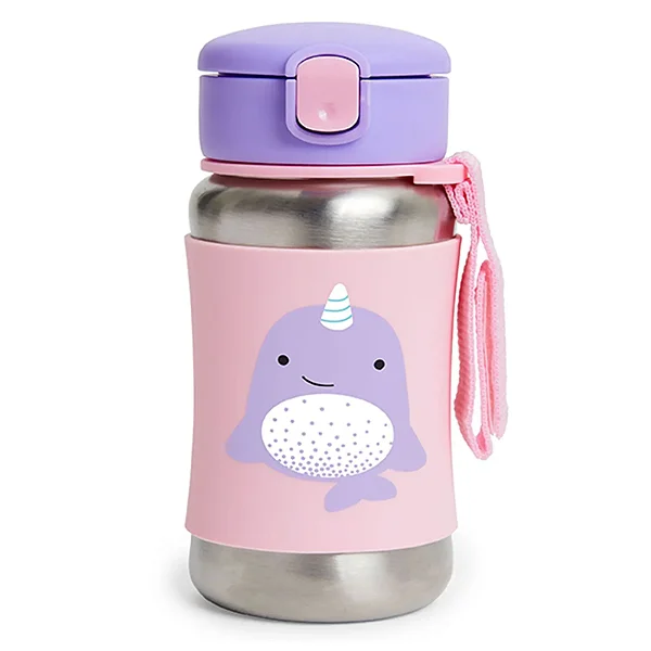 Garrafa de Aço Inox Zoo Baleia Narval - Skip Hop