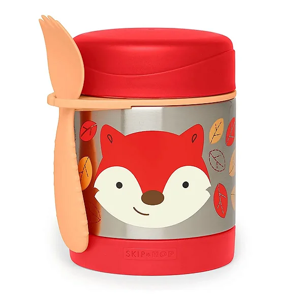 Pote Térmico com Talher Zoo Raposa - Skip Hop