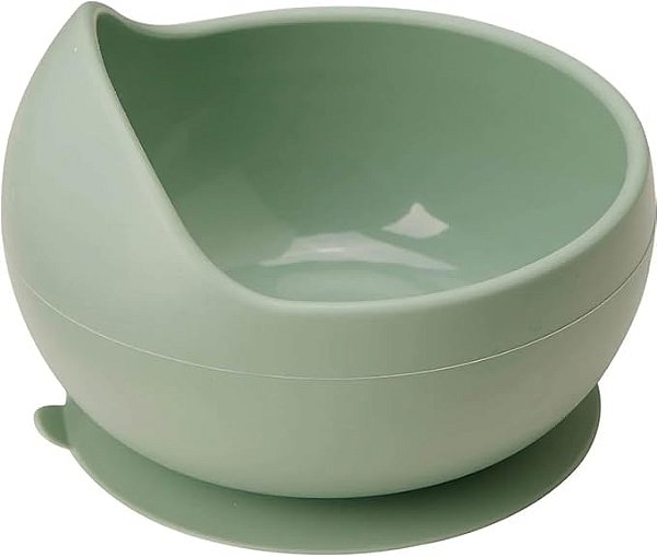 Bowl em Silicone Com Ventosa Tigela Pote Alimentação Verde - Buba