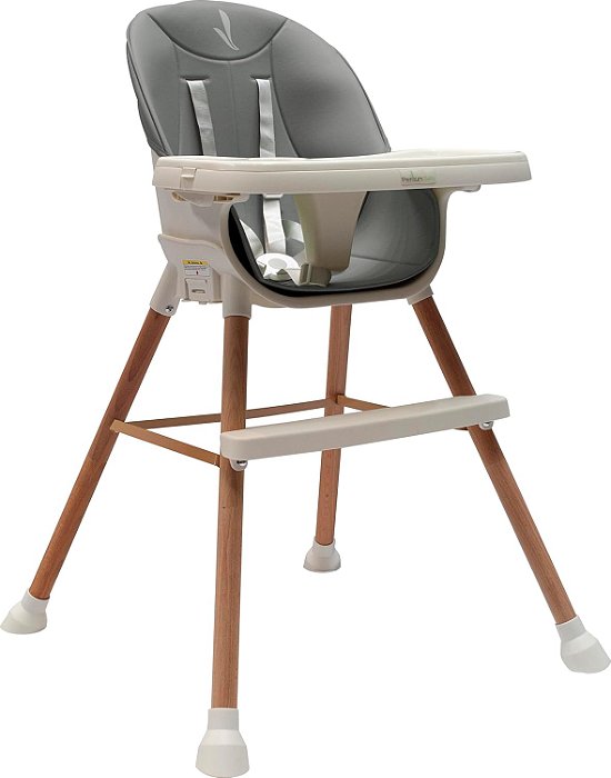 Cadeira de Alimentação Executive 5 em 1 Cinza - Premium Baby