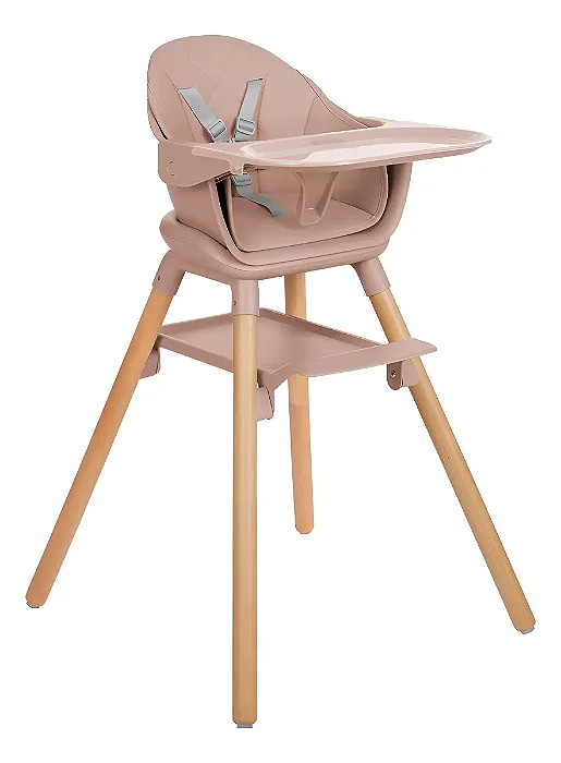 Cadeira de Refeição 6 em 1 Woody Pink Kikkaboo