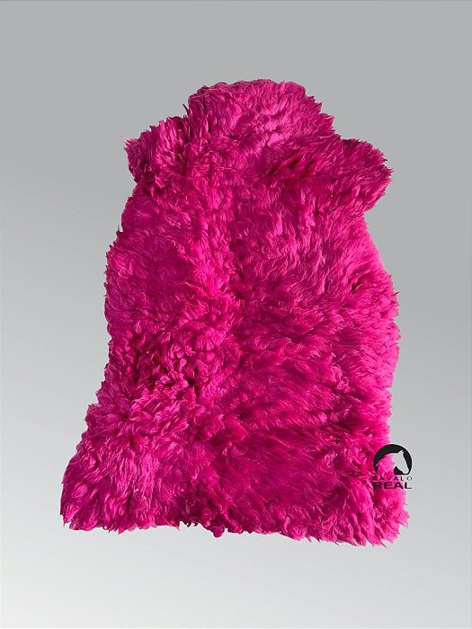 Pelego De Lã Natural Pele De Carneiro - Rosa