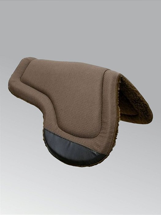 Baixeiro Para Sela Australiana Com Aba Manta Borboleta Pelúcia - Marrom