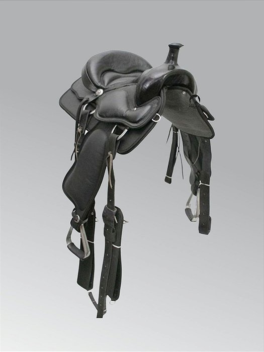 Sela Americana Quarto De Milha Em Gel Couro Legítimo