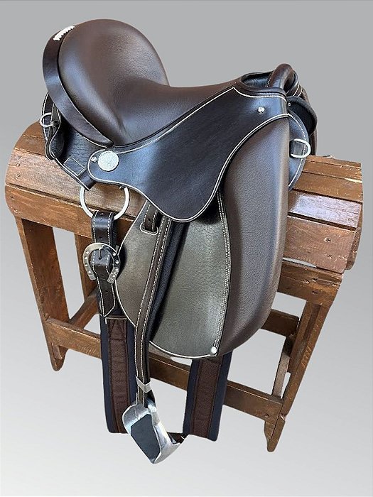 Sela Mangalarga Fernandinho Luxo Completa Personalizada - Marrom