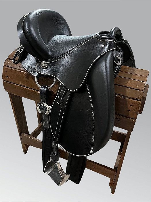 Sela Mangalarga Fernandinho Luxo Completa Personalizada - Preta