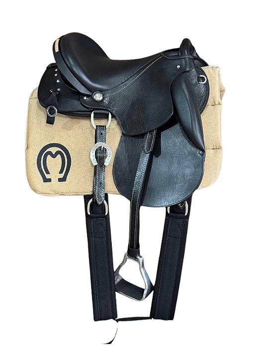 Sela Australiana Mangalarga Elite Completa - Preta