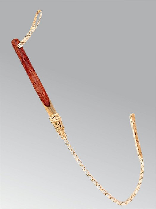 Chicote De Couro Cru Rabo De Tatu