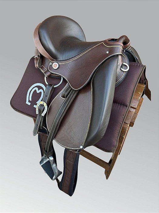 Sela Mangalarga Fernandinho Luxo Completa Personalizada - Pinhão