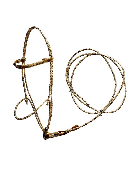 Cabresto Trançado Couro Cru