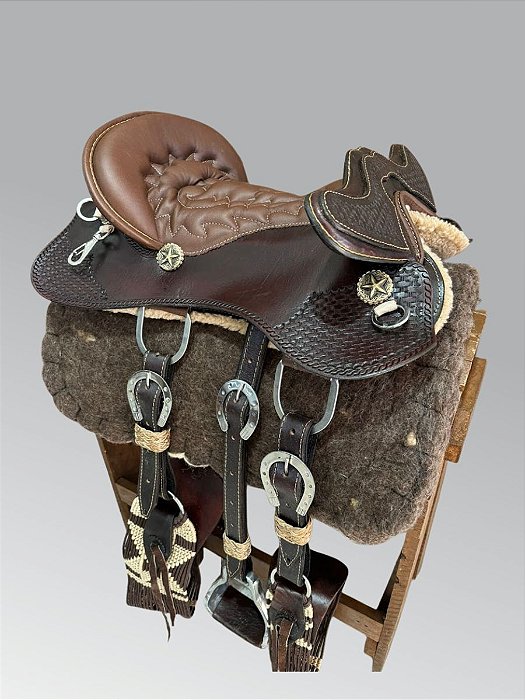 Arreio Cutuco Mineiro Luxo Marrom