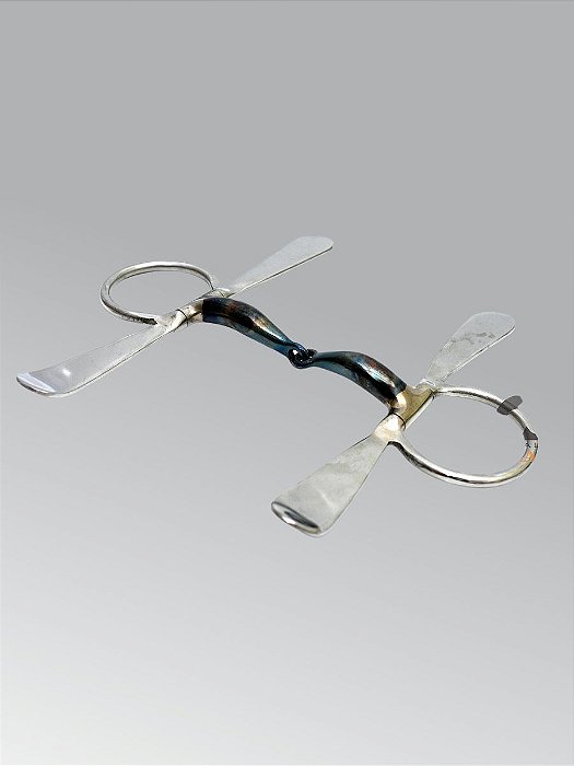 Bridão Tala Inox Bocal De Ferro