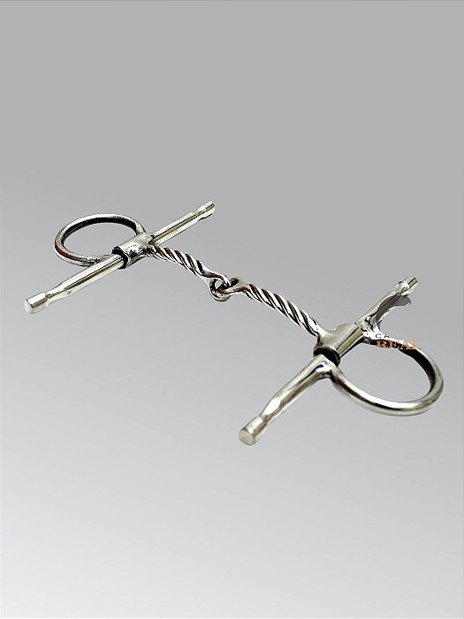 Bridão Caneta Inox Bocal Torcido