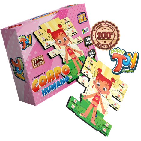 2 Brinquedos Educativos Jogos APrendendo as Formas e Partes do Corpo Humano  Menino e Menina -- Mega Impress - MEGA IMPRESS - Papelaria, Copos  Personalizados, Gráfica Rápida e Muiiito mais