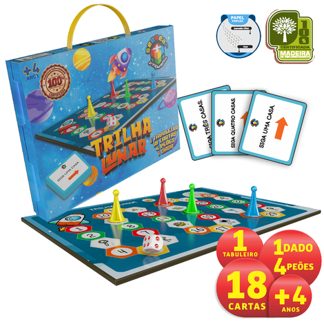 Jogo de Trilha em MDF Recreativos Melhores Brinquedos Educativos Para as  Crianças e colchonetes. Conheça a PlayHobbies