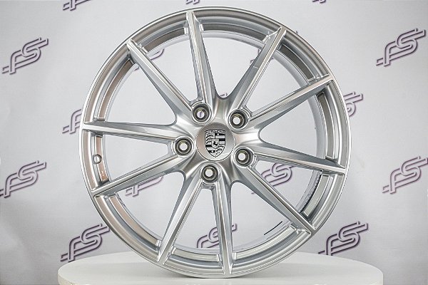 Jogo De Rodas Porsche 992/911 Carrera Original Prata 5x130 - 20x8,5 e 21x11,5