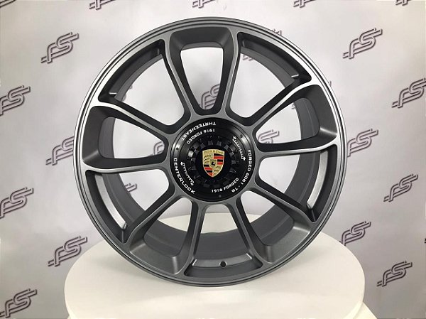 Jogo De Rodas Porsche GT3 P/ 911/992 Forged Grafite 5x130 - 20X8,5 e 21x11,5