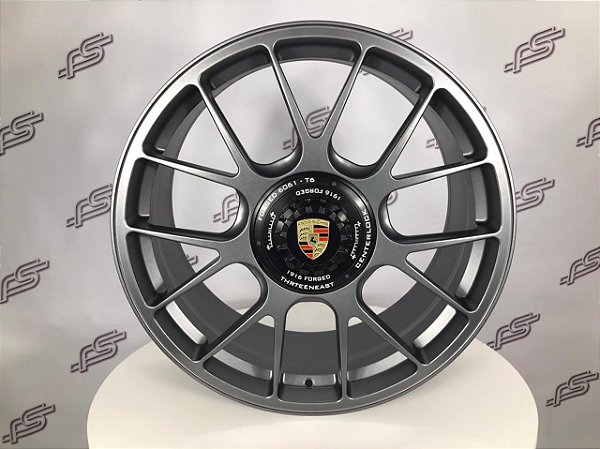 Jogo De Rodas Porsche GT3 Forged  P/ 911/992 Grafite 5x130 - 20X8,5 e 21x11,5