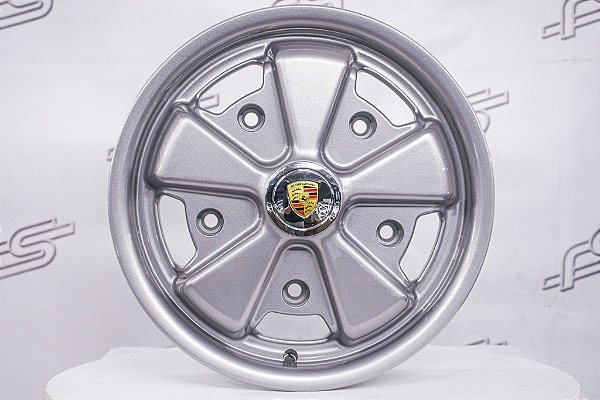 Roda 911 Fuchs Prata Aro 15 / 5 Furos 5x205 (Tala 4,5) - 1311