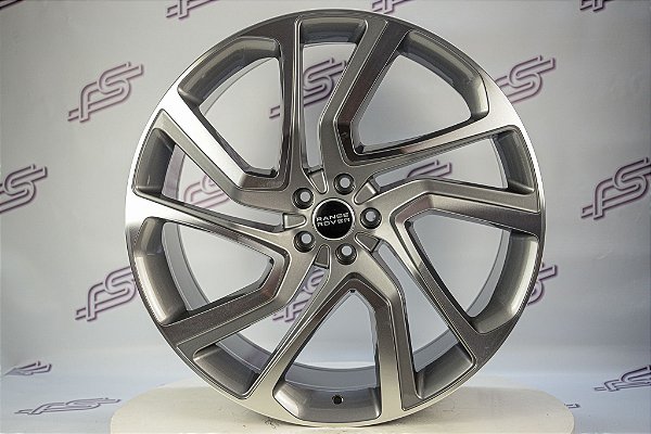 Jogo De Rodas Range Rover Sport 2020 Grafite Diamantada 5x108 - 22x9,5