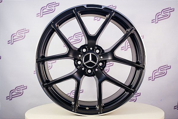 Jogo De Rodas Mercedes A45 Preto Fosco 5x112 - 19x8,5 e 19x9,5