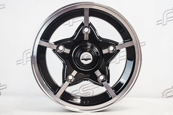 Roda Titanium Vênus Aro 15 Tala 5,5 / 5 Furos (5x205)