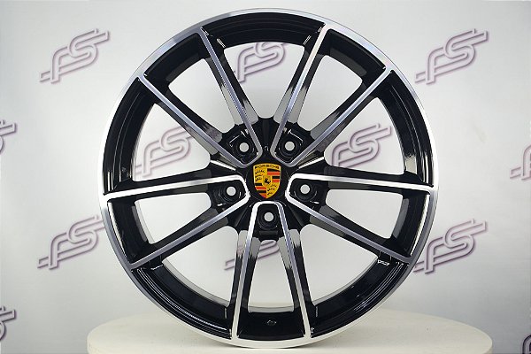 Jogo De Rodas Porsche 911 targa 4s 2021 Preto 5x130 - 20x8,5 E 20x9,5