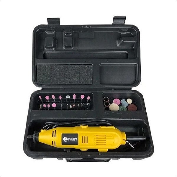 Micro Retífica Com Maleta Tipo Dremel 40pçs - Charbs