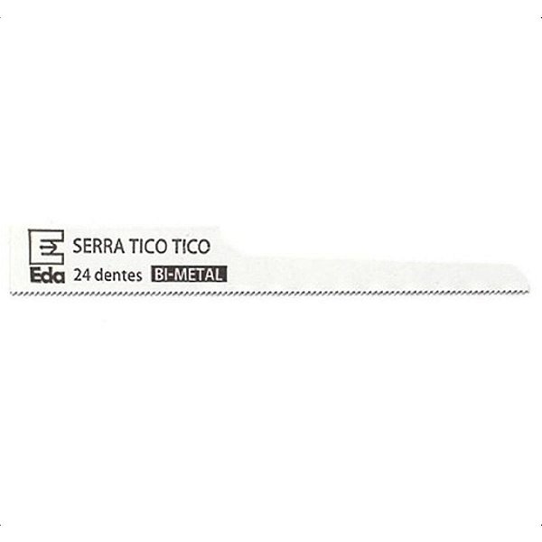 Kit 5 Lâminas Serra Tico-tico Pneumática 24 Dentes Eda