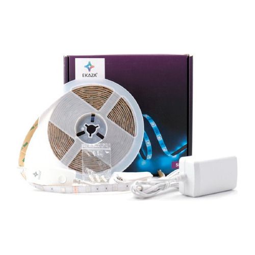 Kit Fita Led Inteligente Wifi Rgb C/ Controlador E Fonte 2m