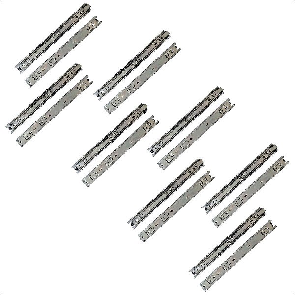 16 Corrediças Telescópicas 25cm Gaveta Trilho Zinca. 8Pares