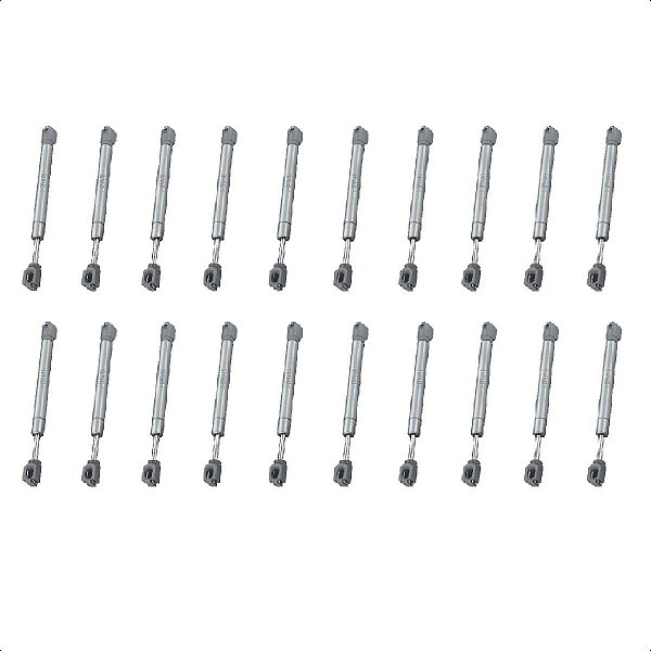 20 Amortecedor Porta Armário Pistão Gás 100N Capacidade 10Kg