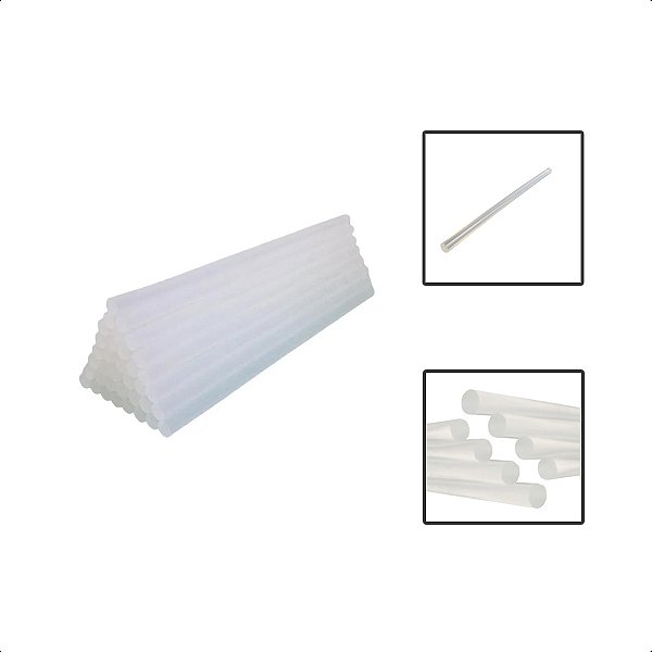 Bastão Cola Quente Hot Melt 1Kg Tubo 11,2mmX300mm (1cmX30cm)
