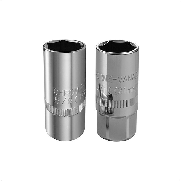 Kit Soquete Retirar Vela 16mm e 21mm Encaixe 1/2 Sextavado