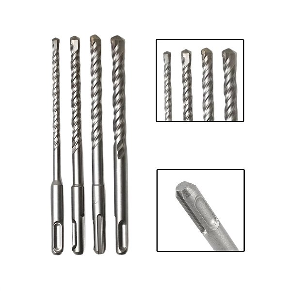 Jogo 4 Brocas de Widea/Videa Sds Plus 6,8,10,12X110mm